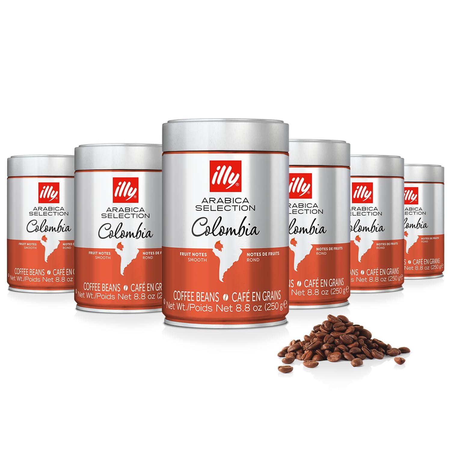 imageilly Whole Bean Coffee Perfectly Roasted Colombia Medium Roast Smooth Taste Notes of Fruit Fruit Notes 100 Arabica Beans No Preservatives 88 OunceColombia Single Origin Medium Roast