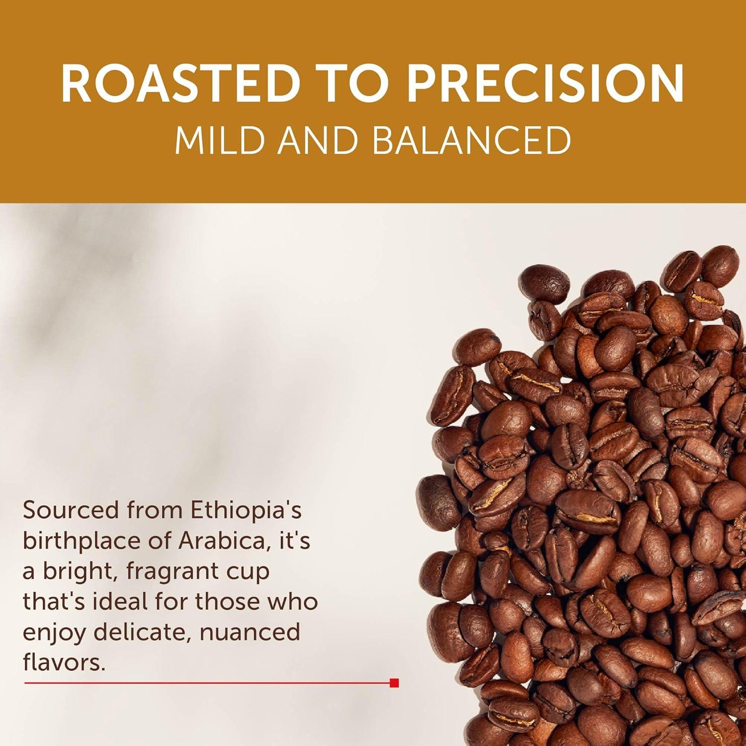 imageilly Whole Bean Coffee Perfectly Roasted Colombia Medium Roast Smooth Taste Notes of Fruit Fruit Notes 100 Arabica Beans No Preservatives 88 OunceEtiopia Single Origin Medium Roast
