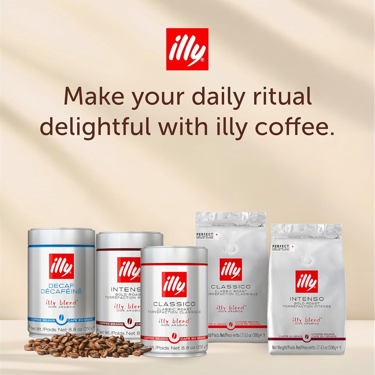 imageilly Whole Bean Coffee Perfectly Roasted Colombia Medium Roast Smooth Taste Notes of Fruit Fruit Notes 100 Arabica Beans No Preservatives 88 OunceIntenso Bold Roast