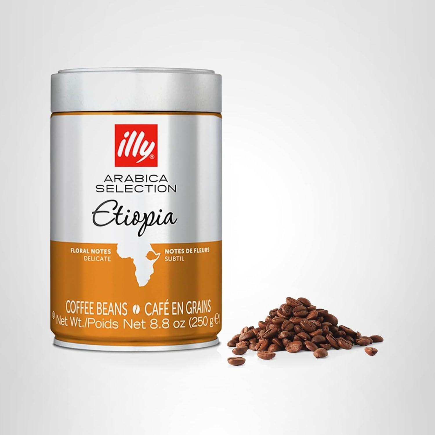 imageilly Whole Bean Coffee Perfectly Roasted Colombia Medium Roast Smooth Taste Notes of Fruit Fruit Notes 100 Arabica Beans No Preservatives 88 OunceEtiopia Single Origin Medium Roast