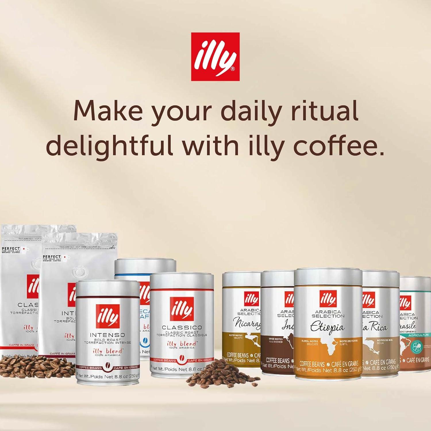 imageilly Whole Bean Coffee Perfectly Roasted Colombia Medium Roast Smooth Taste Notes of Fruit Fruit Notes 100 Arabica Beans No Preservatives 88 OunceEtiopia Single Origin Medium Roast
