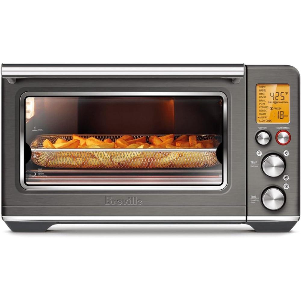 imageBreville BOV860BTR Smart Oven Air Fryer and Convection Oven Black TruffleBlack Stainless Steel