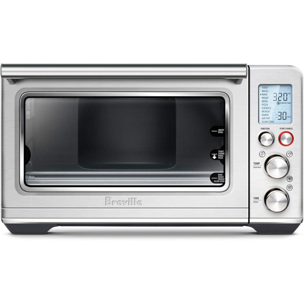 imageBreville BOV860BTR Smart Oven Air Fryer and Convection Oven Black TruffleBrushed Stainless Steel