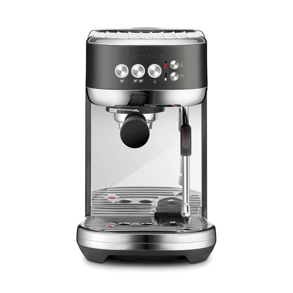 imageBreville Bambino Plus Espresso Machine BES500BSS Brushed Stainless SteelBlack Stainless Steel