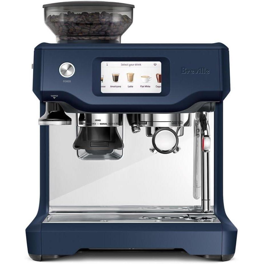 imageBreville Barista Touch Espresso Machine BES880BSS Brushed Stainless SteelDamson Blue