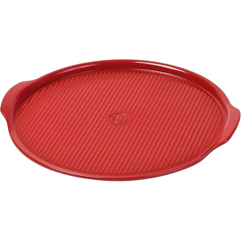 imageEmile Henry 14 Large Pizza Stone CharcoalBurgundy