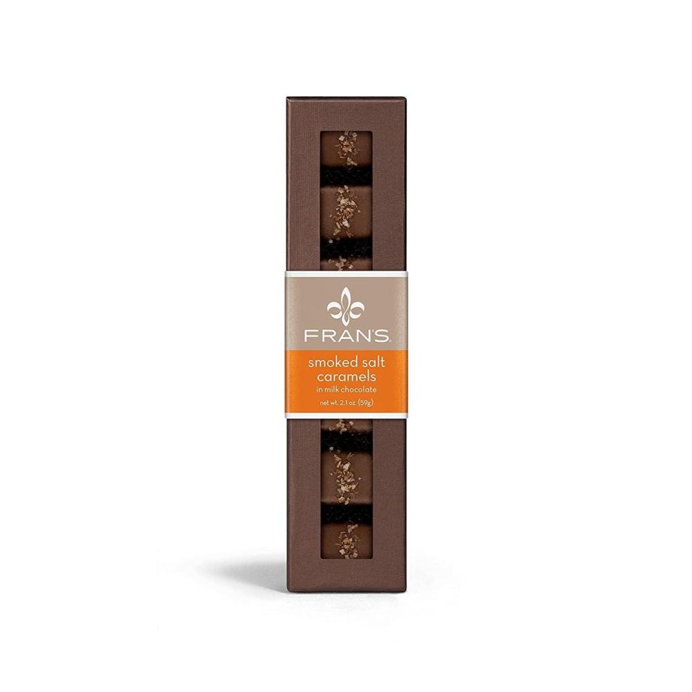 imageFRANS CHOCOLATES Smoked Salt Chocolate Caramels 21 OZ