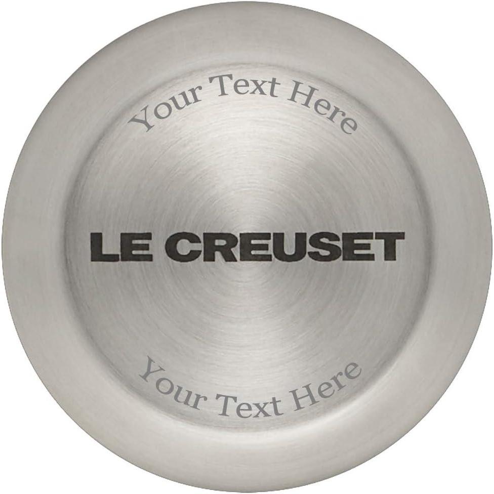 imageLe Creuset Enameled Cast Iron Signature Oval Dutch Oven 95 qt Cerisew Engraved Knob