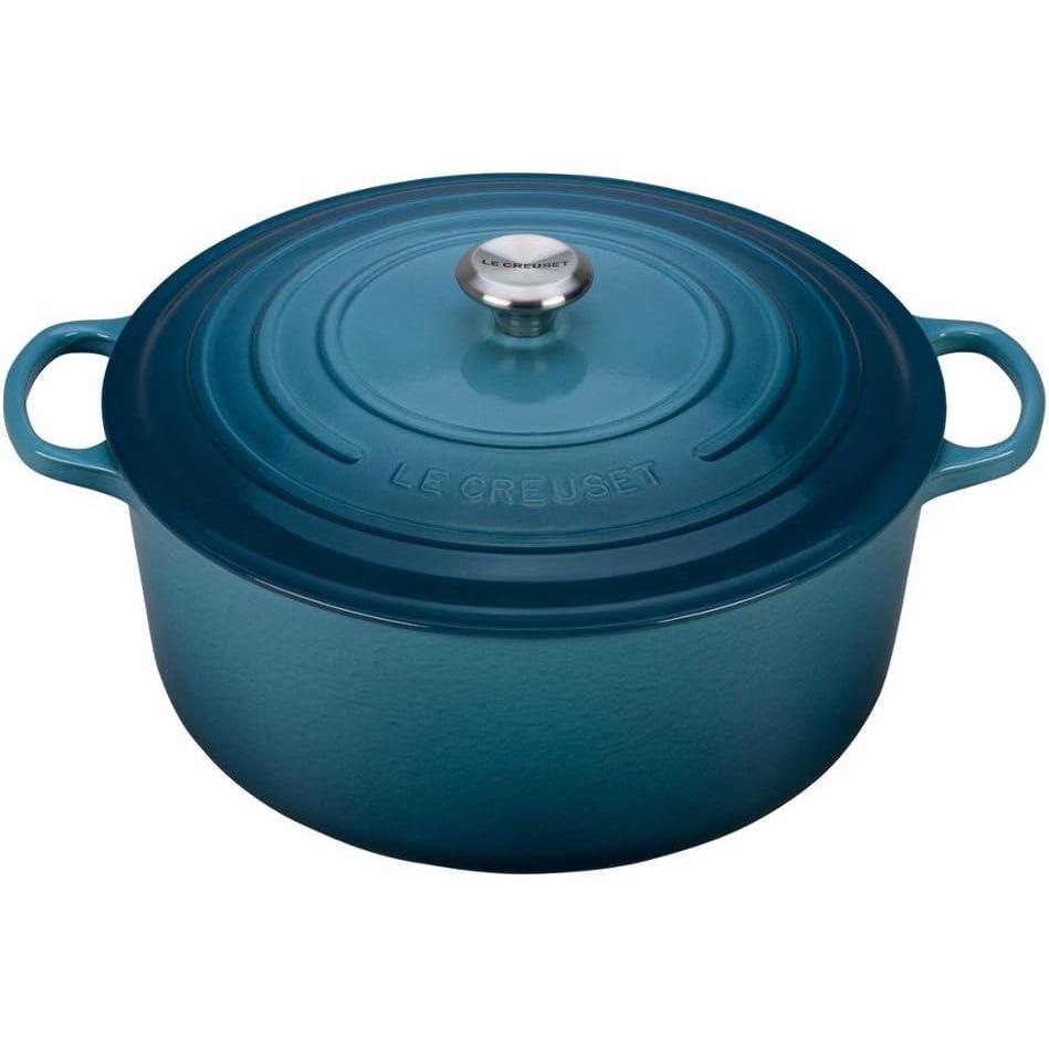 imageLe Creuset Enameled Cast Iron Signature Round Dutch Oven 1325 qt CeriseMarine
