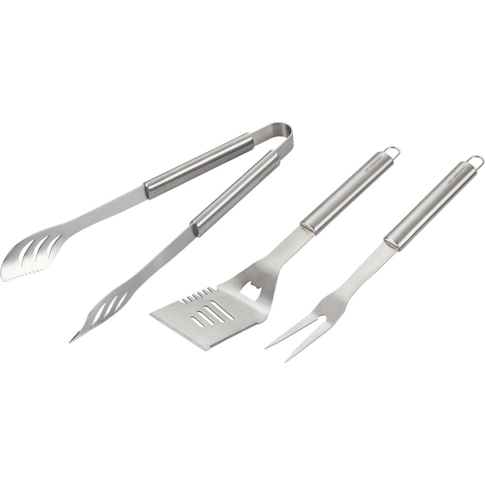 imageLe Creuset Stainless Steel Outdoor Slotted Turner 1753Piece Set