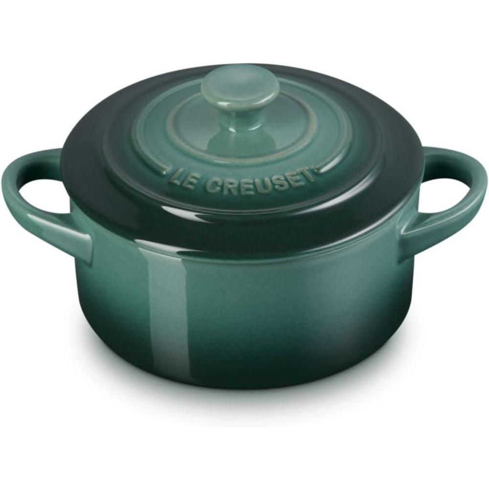 imageLe Creuset Stoneware Mini Round Cocotte 8 oz CaribbeanArtichaut