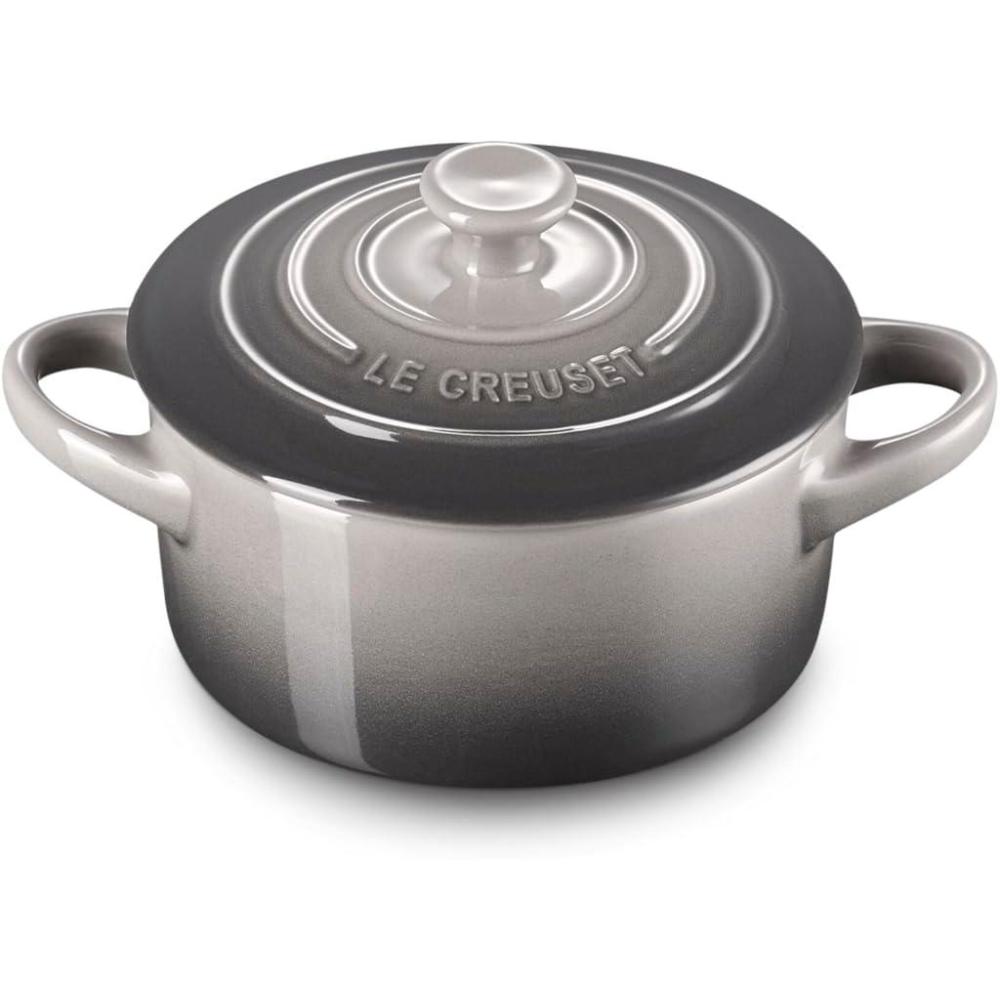imageLe Creuset Stoneware Mini Round Cocotte 8 oz CaribbeanOyster
