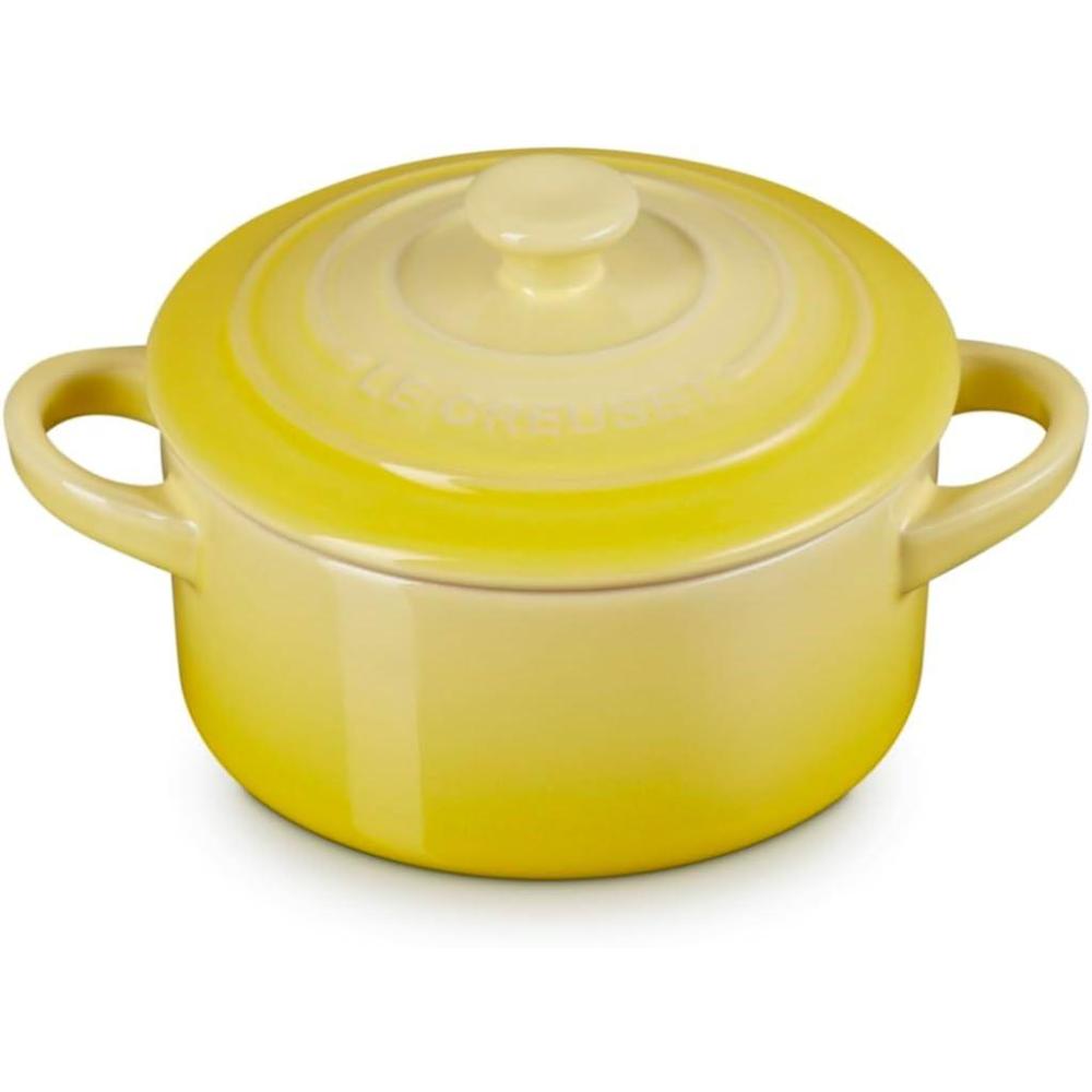 imageLe Creuset Stoneware Mini Round Cocotte 8 oz CaribbeanSoleil