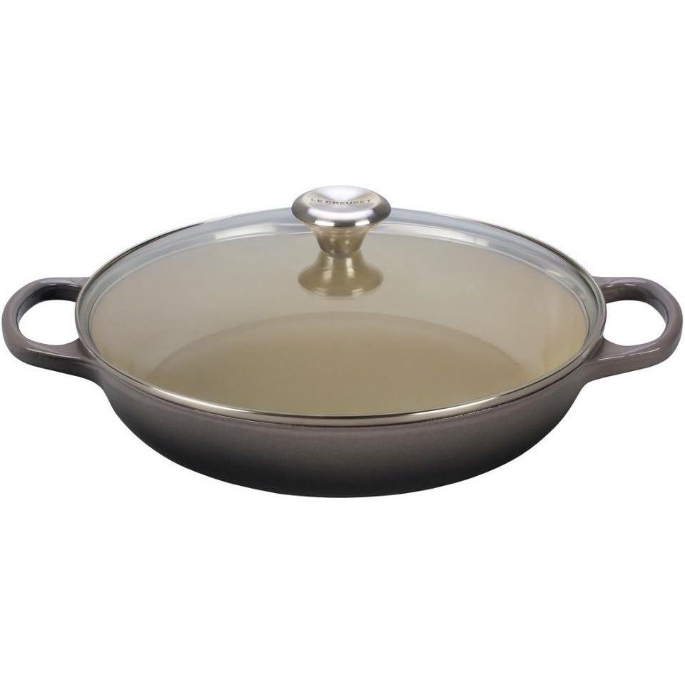 imageLe Creuset of America Enameled Cast Iron Buffet Casserole with Glass Lid 3 12 quart CherryOyster
