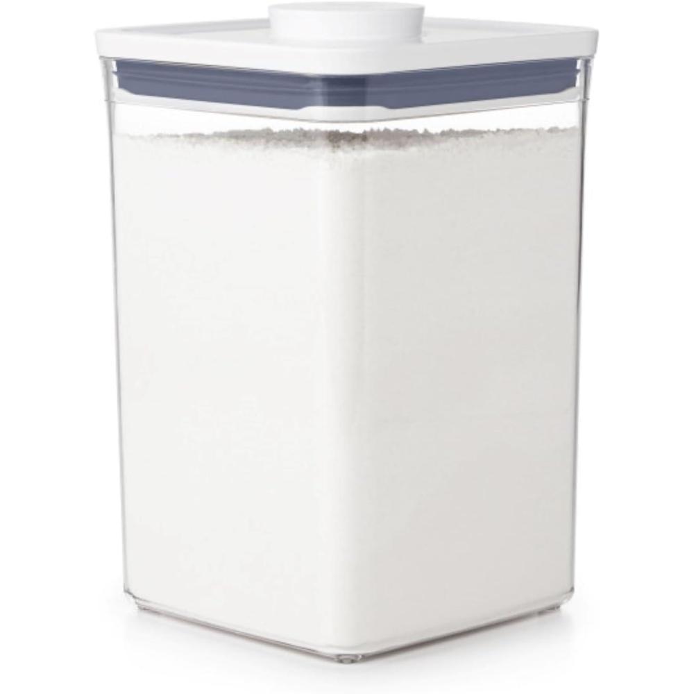 imageOXO Good Grips POP Container Airtight Food Storage Big Square Tall 60 Qt Ideal for bulk snacks and cereal44 Qt Square Flour