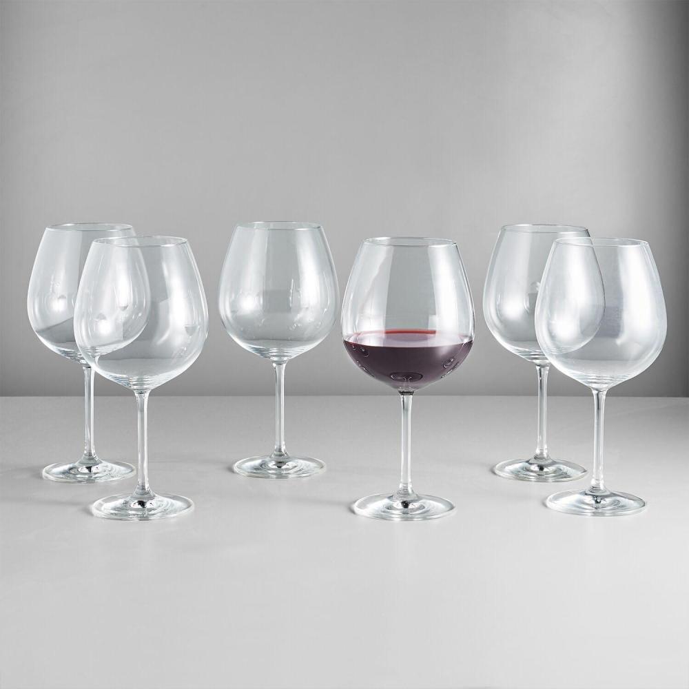 imageSur La Table Chateau Soft Red Wine Glass Set of 6 Clear