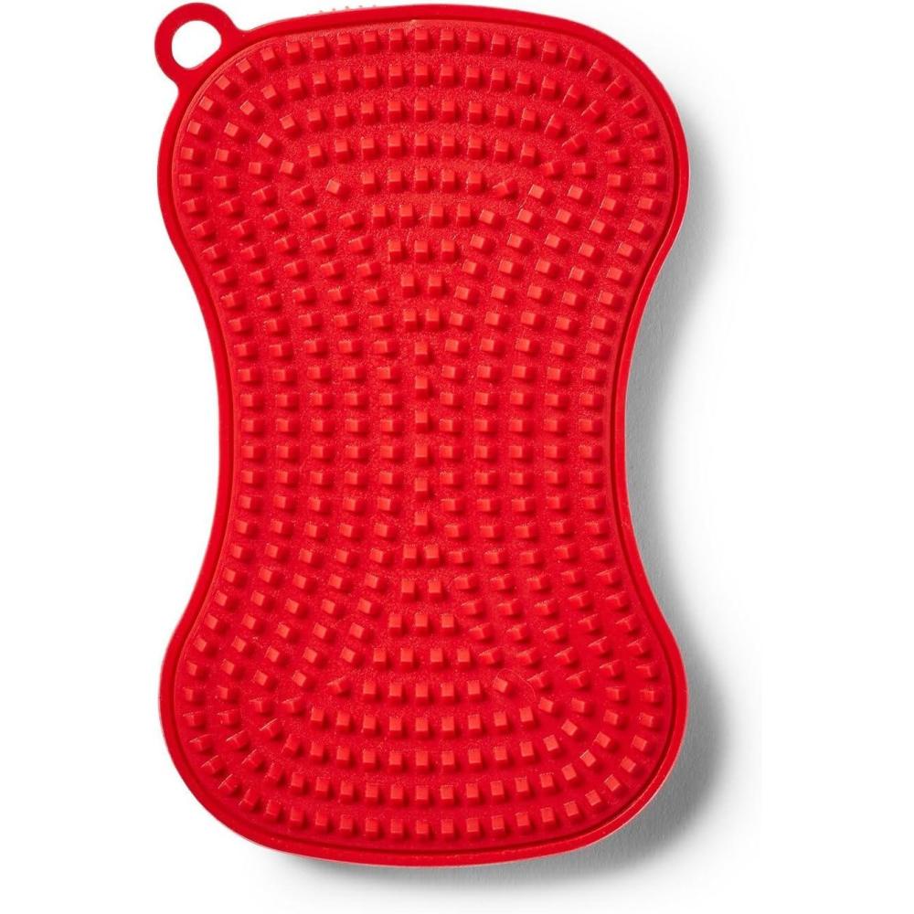 imageSur La Table DualAction Silicone Sponge Red