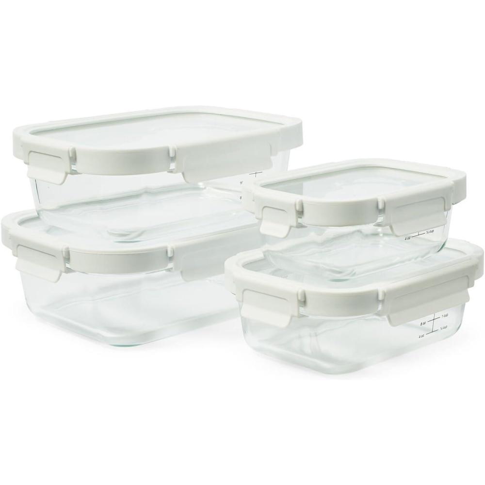imageSur La Table Glass Storage Containers 8Piece Set Clear
