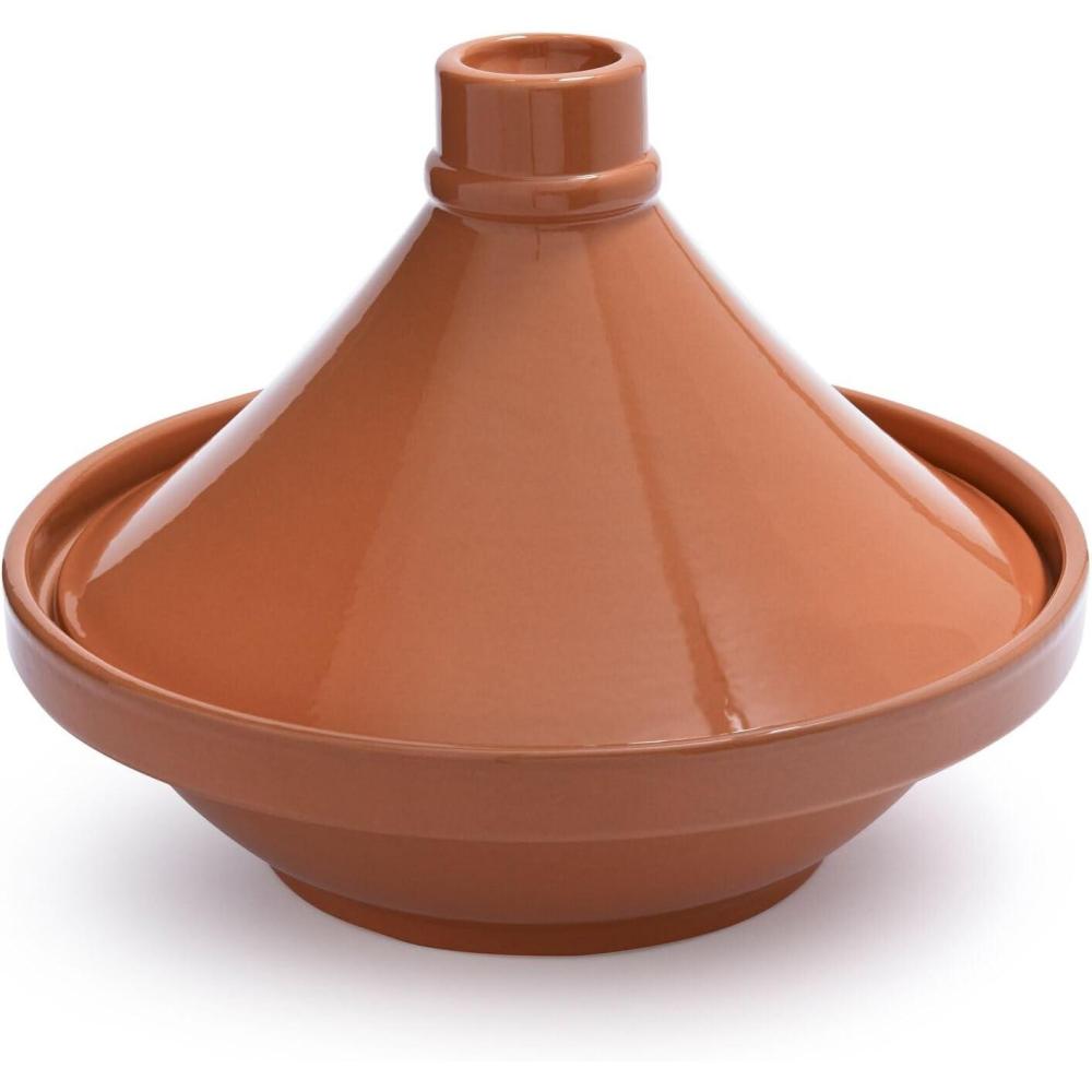 imageSur La Table Glazed Terra Cotta Tagine Brown