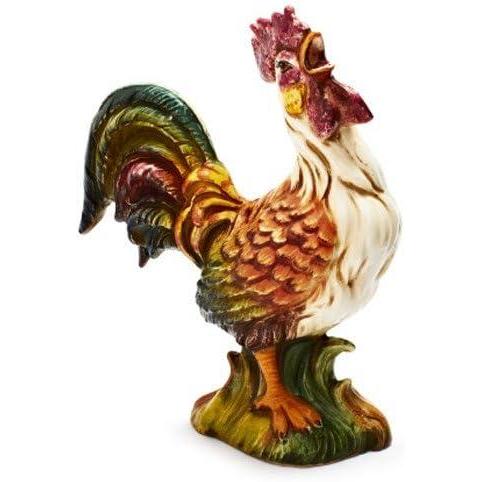 imageSur La Table Italian HandPainted Rooster 1025 Green