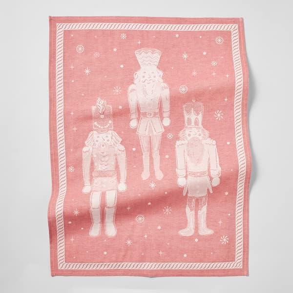 imageSur La Table Jacquard Nutcracker Kitchen Towel Red