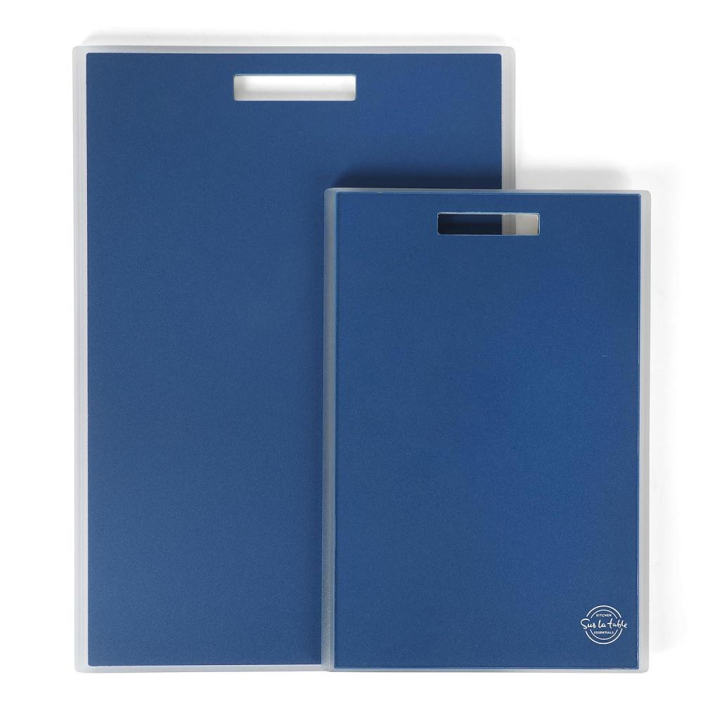 imageSur La Table Kitchen Essentials 2 Piece 17 x 12 amp 13 x 9 Cutting Board Set BlueBlue