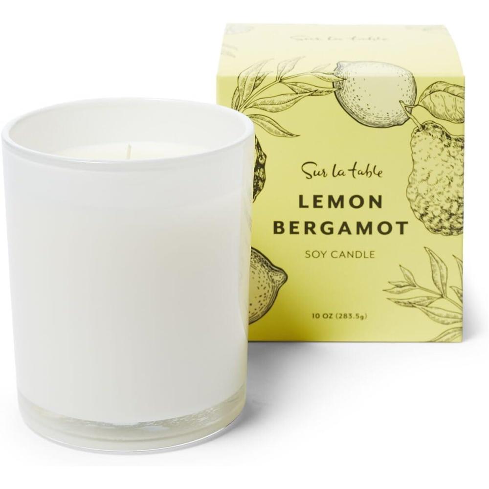 imageSur La Table Lemon Bergamot Candle White