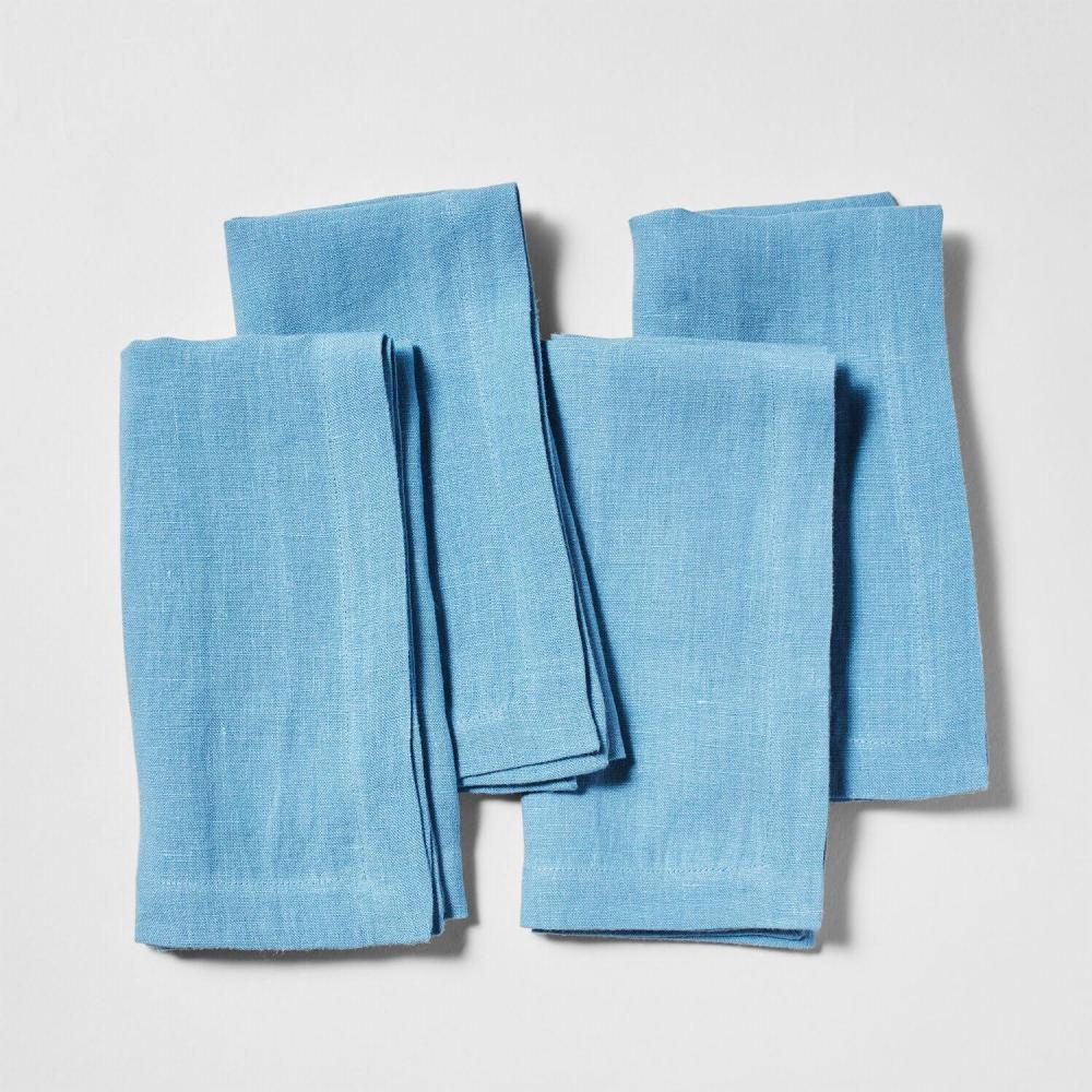 imageSur La Table Linen Napkins Set of 4 BlueBlue