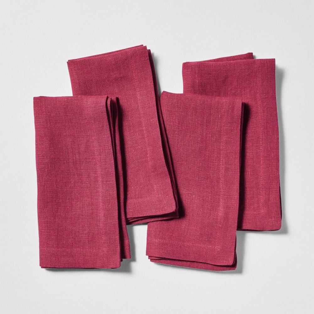 imageSur La Table Linen Napkins Set of 4 BlueBordeaux