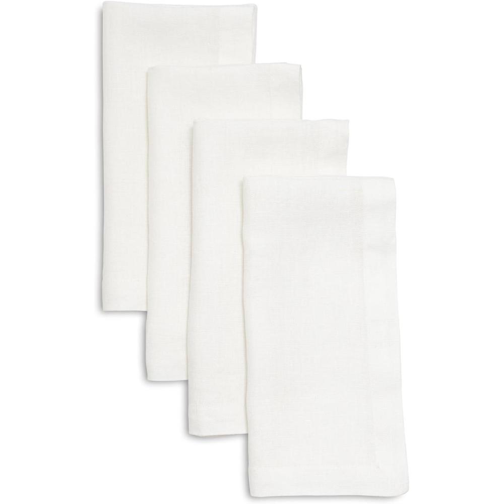 imageSur La Table Linen Napkins Set of 4 BlueWhite