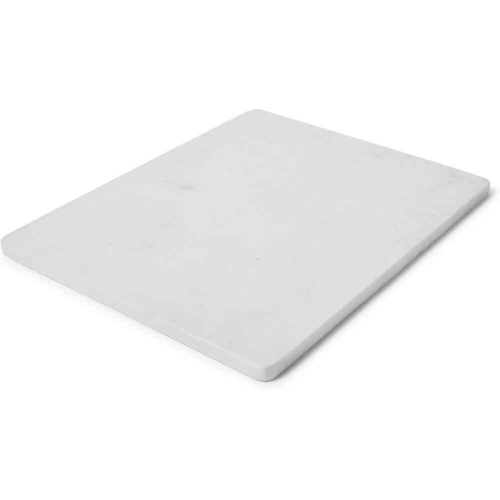 imageSur La Table Marble Pastry Board 20 x 16 Natural White Marble Slab for Baking Dough Rolling amp Candy Making Cool Surface Ideal for Home Bakers