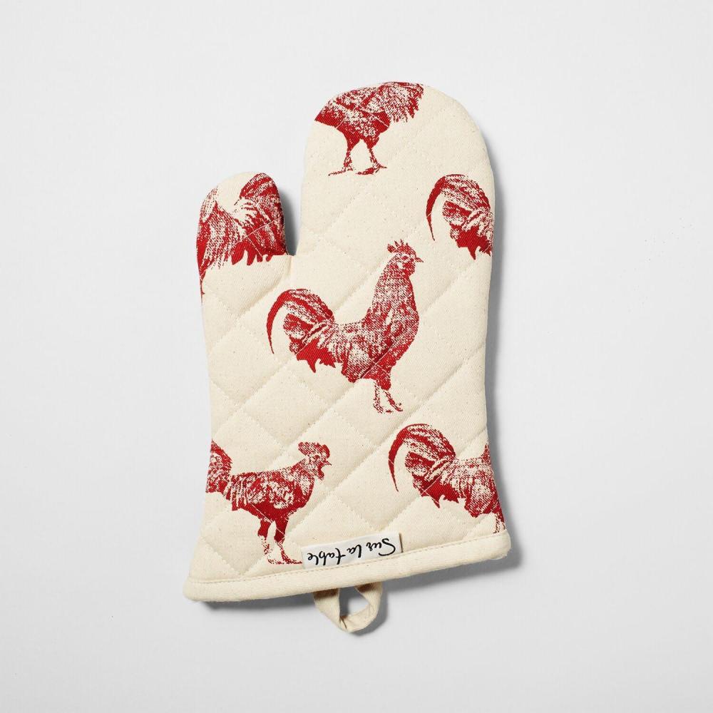 imageSur La Table Rooster Oven Mitt Red