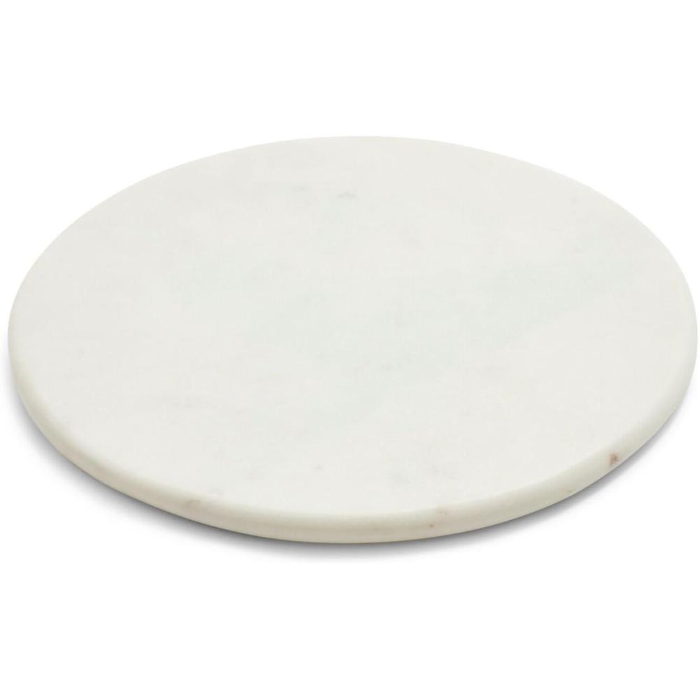 imageSur La Table Round Marble Serving Board White