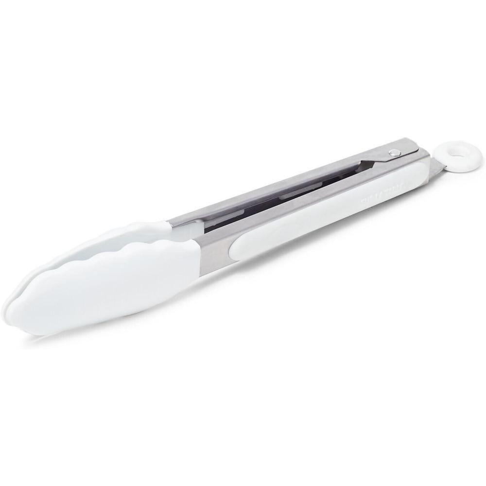 imageSur La Table SiliconeTipped Tongs 9 BlackWhite