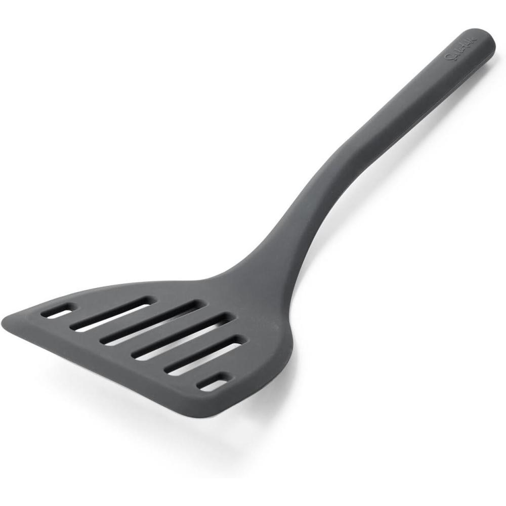imageSur La Table Slotted Silicone Turner Dark RedGray