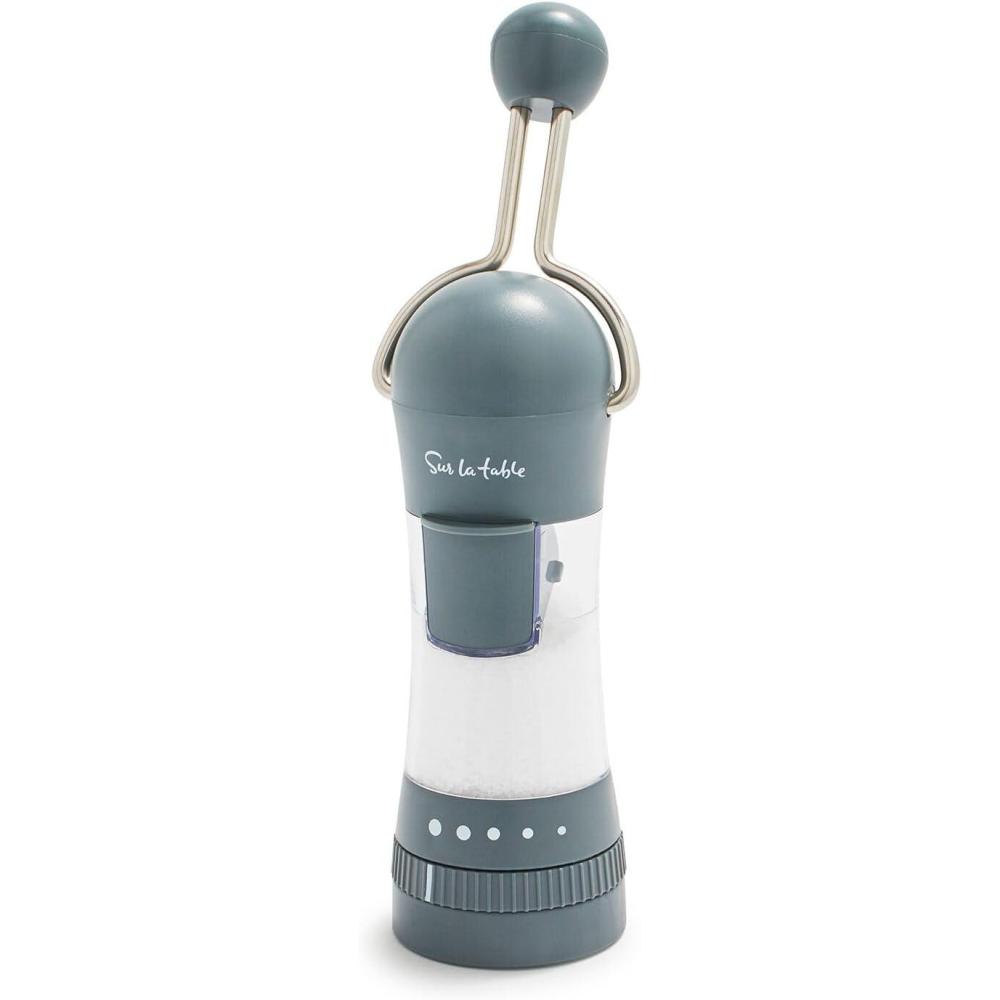 imageSur La Table Spice Ratchet Mill Grinder with 5 Adjustable Coarse settings RedGray