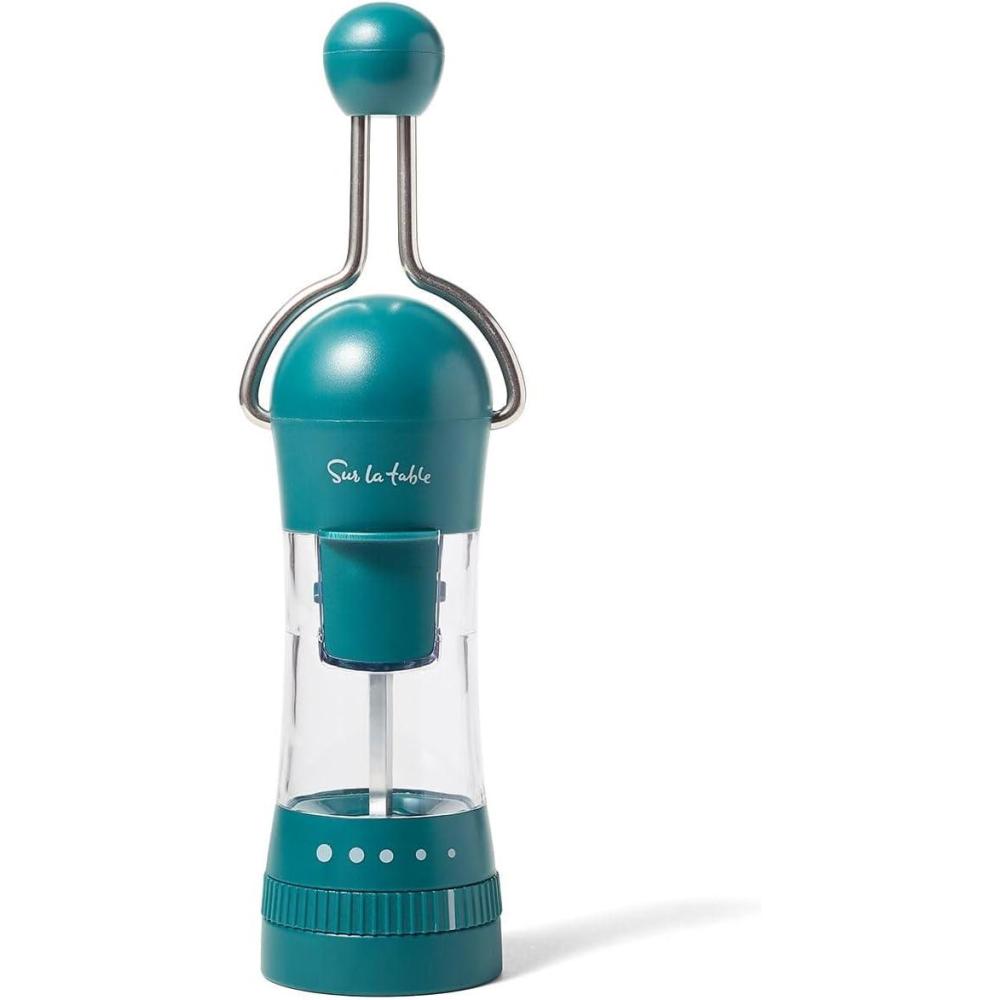 imageSur La Table Spice Ratchet Mill Grinder with 5 Coarse settings WhiteEmerald