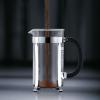 Bodum 34oz Chambord French Press Coffee Maker, High-Heat Borosilicate Glass, Stainless Steel, Copper – Made in Portugal(Chrome)