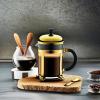 Bodum 34oz Chambord French Press Coffee Maker, High-Heat Borosilicate Glass, Stainless Steel, Copper – Made in Portugal(Gold)