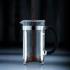 Bodum 34oz Chambord French Press Coffee Maker, High-Heat Borosilicate Glass, Stainless Steel, Copper – Made in Portugal(Matte Chrome)