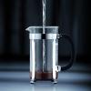 Bodum 34oz Chambord French Press Coffee Maker, High-Heat Borosilicate Glass, Stainless Steel, Copper – Made in Portugal(Matte Chrome)