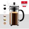 Bodum 34oz Chambord French Press Coffee Maker, High-Heat Borosilicate Glass, Stainless Steel, Copper – Made in Portugal(White)