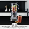 Breville BBL620SIL Fresh and Furious Blender, Silver(Damson Blue)