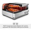 Breville BPZ820BSS Smart Oven Pizzaiolo Countertop Pizza Maker, Brushed Stainless Steel(Black Truffle)