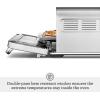 Breville BPZ820BSS Smart Oven Pizzaiolo Countertop Pizza Maker, Brushed Stainless Steel(Black Truffle)
