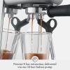 Breville Bambino Plus Espresso Machine BES500BSS, Brushed Stainless Steel(Black Stainless Steel)
