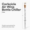 Corkcicle Air Wine Bottle Chiller – Keep Whites Cold & Bring Reds to Cellar Temp in 15 Minutes – Pour-Through Aerator for Enhanced Flavor – Gift for Wine Lovers