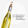 Corkcicle Air Wine Bottle Chiller – Keep Whites Cold & Bring Reds to Cellar Temp in 15 Minutes – Pour-Through Aerator for Enhanced Flavor – Gift for Wine Lovers