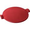 Emile Henry Round Pizza Stone 14.5″, Charcoal(Burgundy Red)