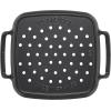 Le Creuset Alpine Outdoor Collection Enameled Cast Iron Square Grill Basket, 12″(Grill Basket)